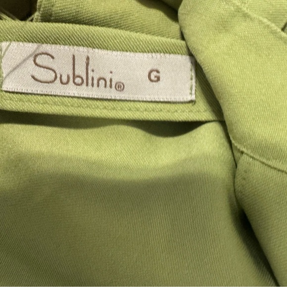 Sublini High-neck Marrant Dress Sleeveless Pleated Minimalist Luxe Modern Large - Picture 9 of 10